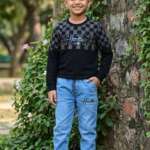 Kids Party Wear Combo: Boys Full Sleeve Shirt with Matching Pants