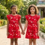 Girls 2 Tier Frock – Stylish & Comfortable Dress for Kids