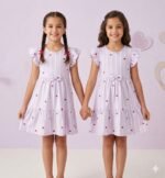 Girls 2 Tier Frock – Stylish & Comfortable Dress for Kids