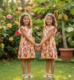 Girls 2 Tier Frock – Stylish & Comfortable Dress for Kids