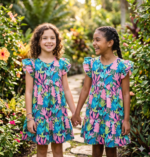 Girls 2 Tier Frock – Stylish & Comfortable Dress for Kids
