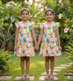 Girls 2 Tier Frock – Stylish & Comfortable Dress for Kids