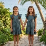 Girls 2 Tier Frock – Stylish & Comfortable Dress for Kids
